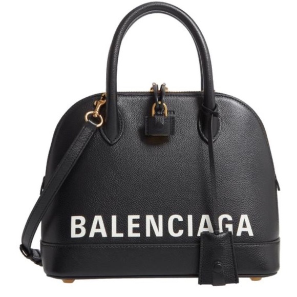 Balenciaga Ville Top Handle Medium Black Bag
